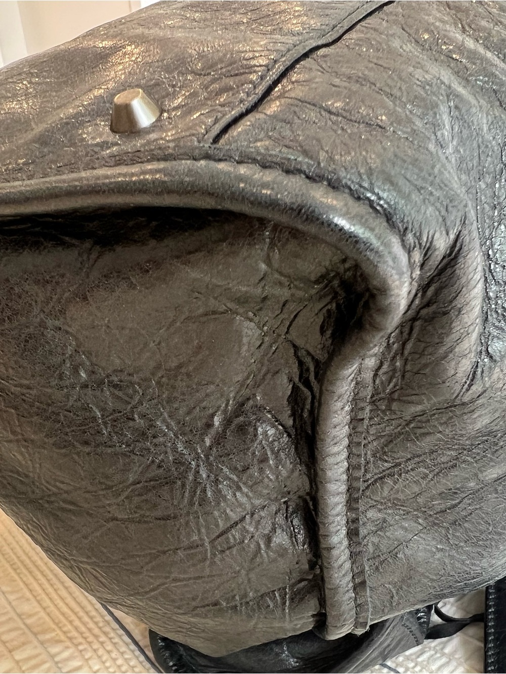 Balenciaga Black Weekender Bag RARE! - Picture 12 of 15